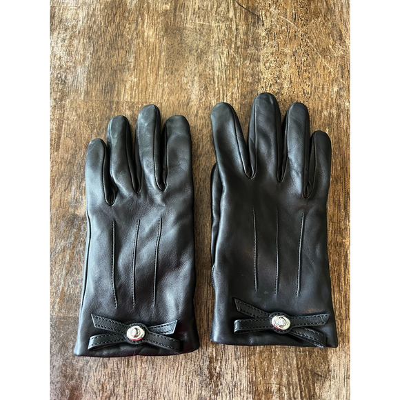 Coach Leather gloves size 7 - Picture 1 of 4
